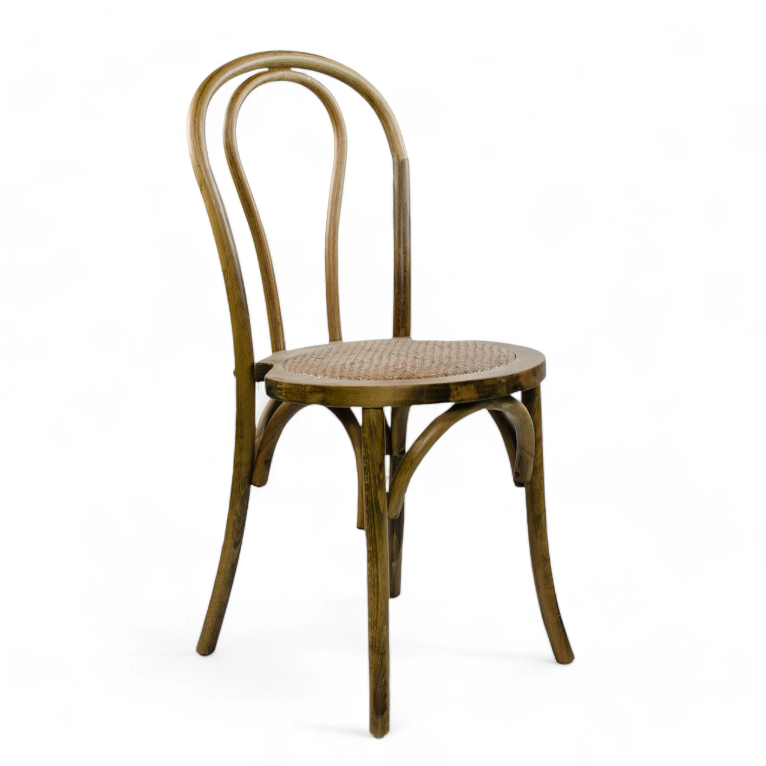 SILLA ISABEL THONET MADERA NOGAL APLIABLE ASIENTO RATAN